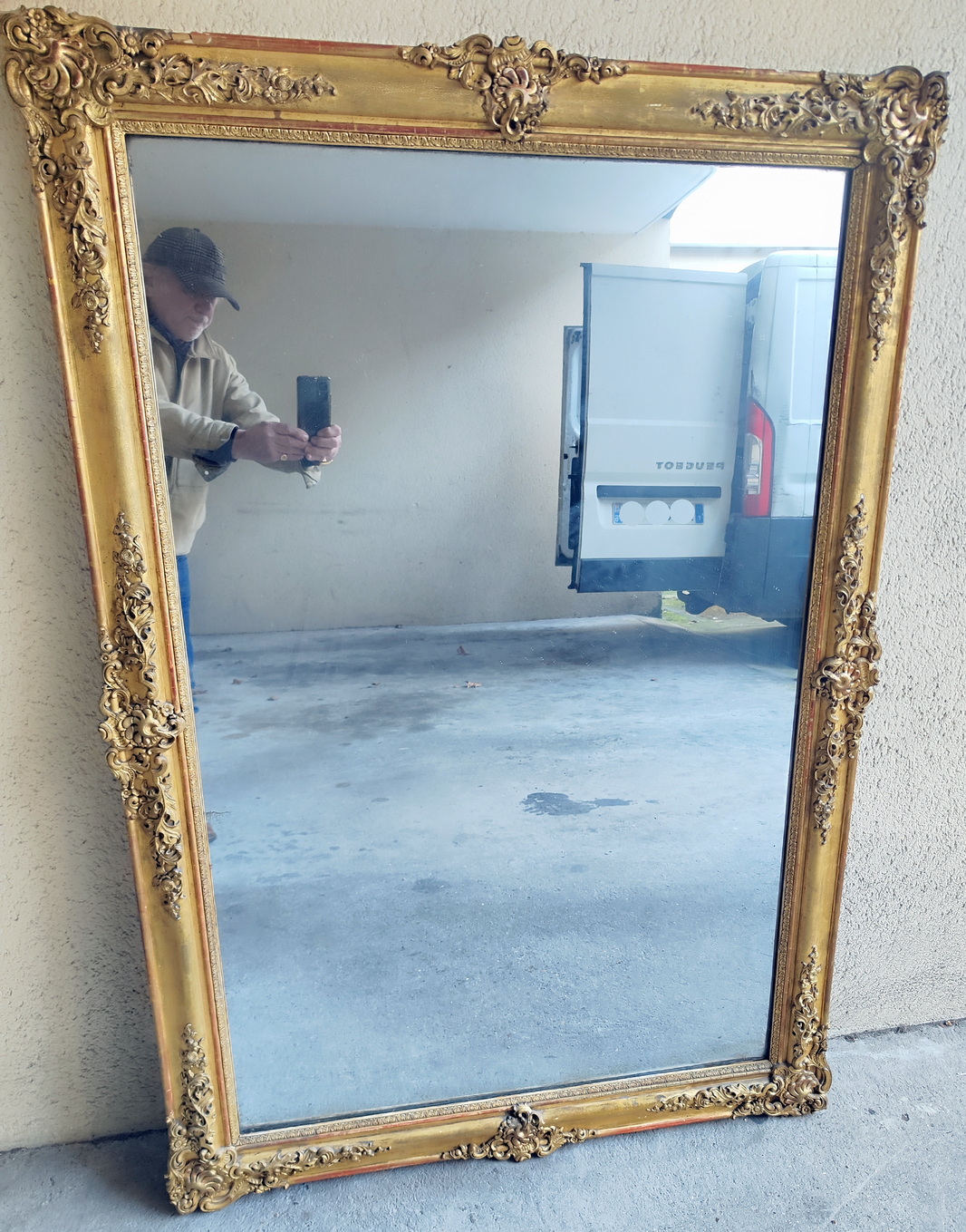 A French Napoleon III Mirror